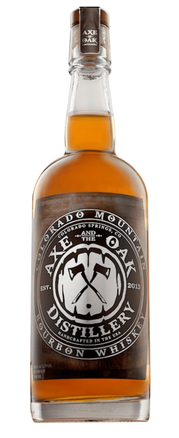 axe and oak bourbon whiskey